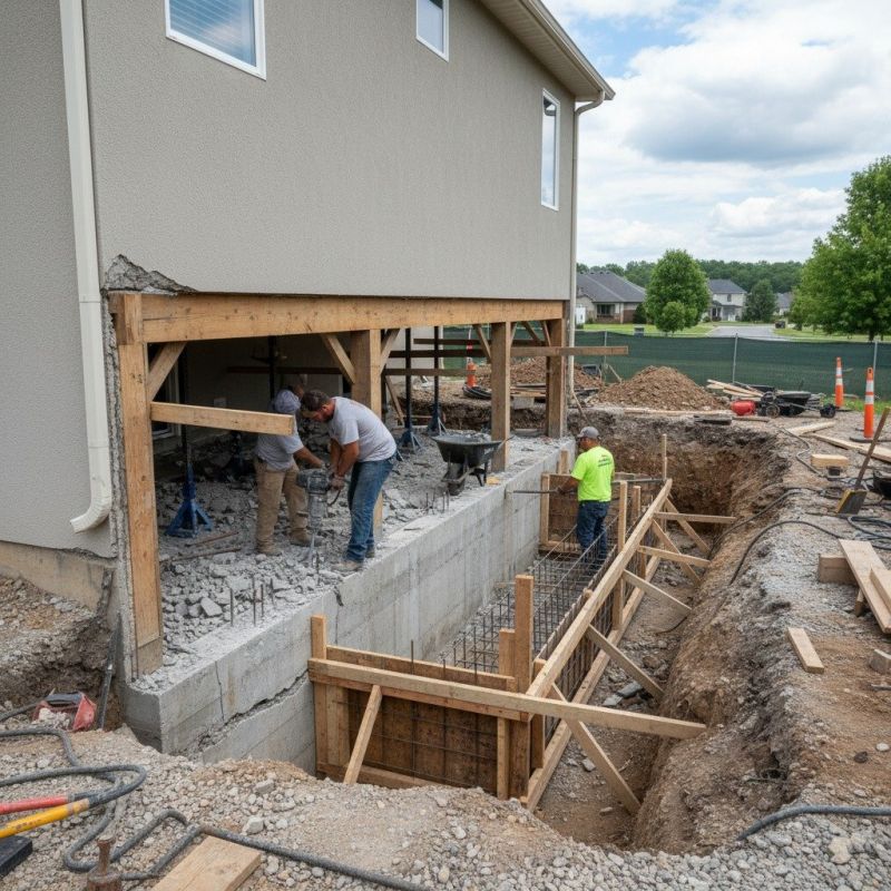 Building Foundation Repair in Hiram, GA
