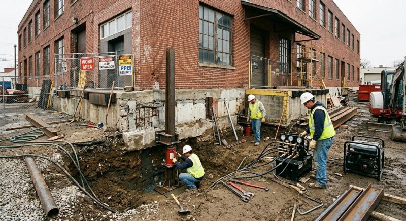 Commercial Foundation Repair in Hiram, GA