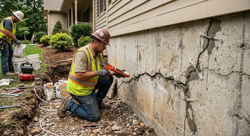 Cracked Foundation Repair in Atlanta, GA