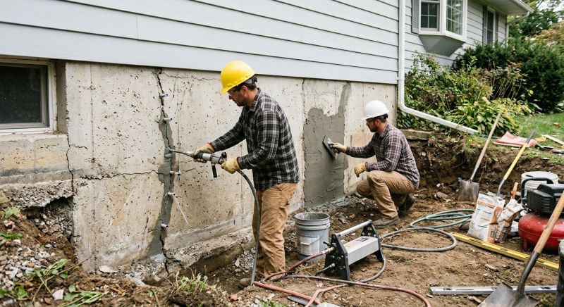 Cracked Foundation Repair in Cobb County, GA
