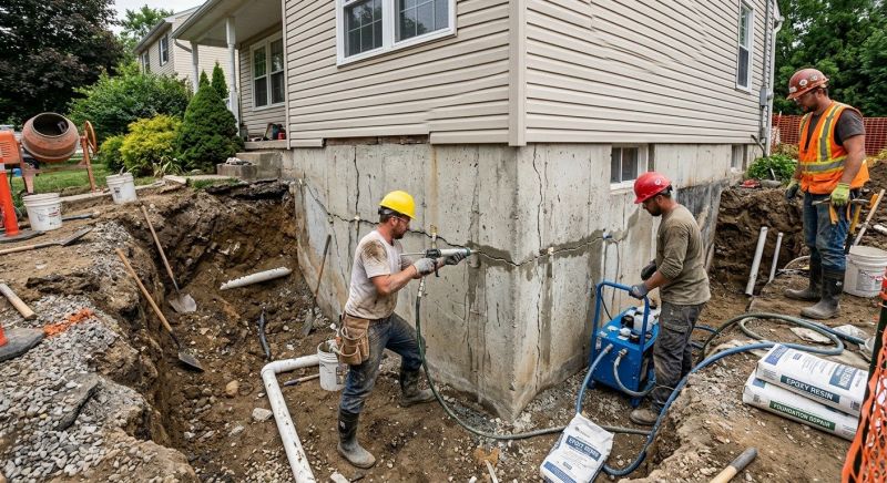 Cracked Foundation Repair in Haralson County, GA