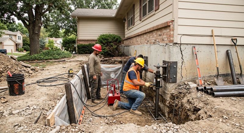 Cracked Foundation Repair in Lithia Springs, GA