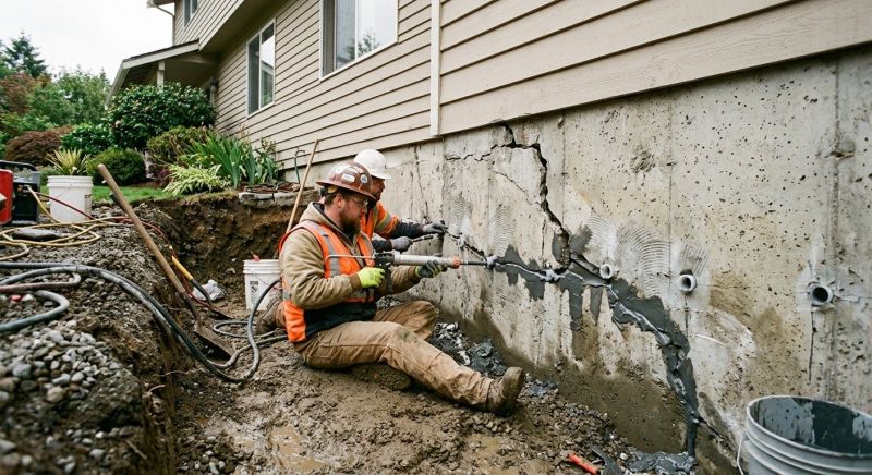 Cracked Foundation Repair in Mableton, GA