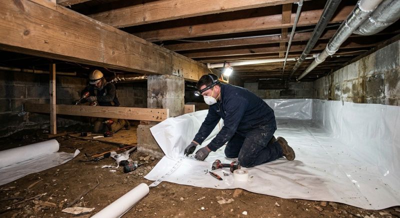 Crawl Space Leveling in Hiram, GA
