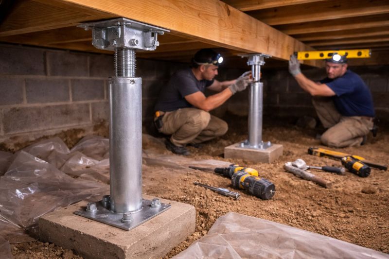 Crawlspace Structural Repair in Hiram, GA