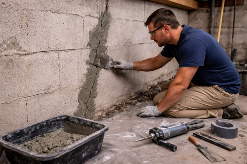 Foundation Crack Repair in Cobb County, GA