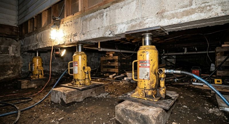 Foundation Jacking in Temple, GA