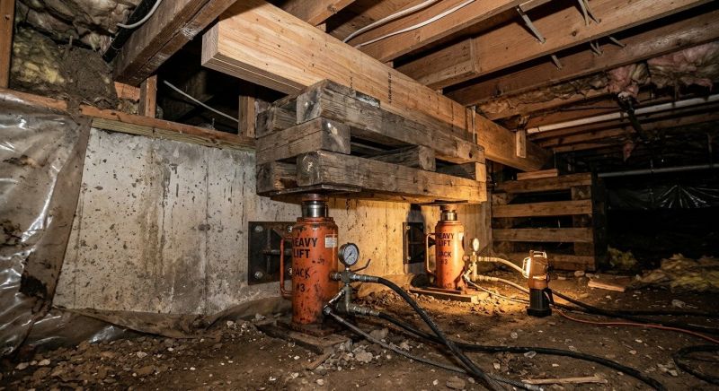 Foundation Jacking in Woodstock, GA