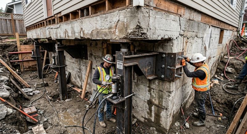 Foundation Lifting in Woodstock, GA