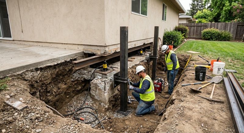 Foundation Pier Repair in Hiram, GA