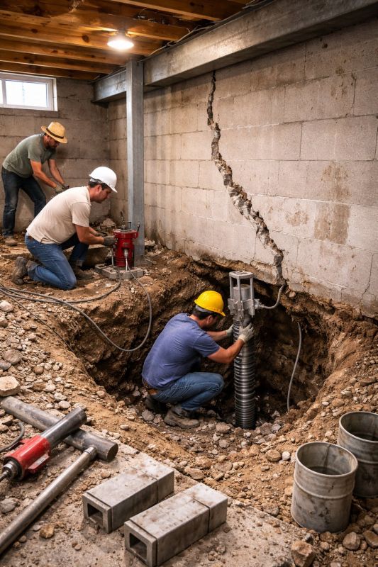 Foundation Structural Repair in Bremen, GA