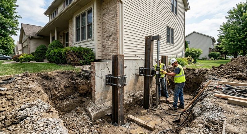 Foundation Underpinning in Hiram, GA