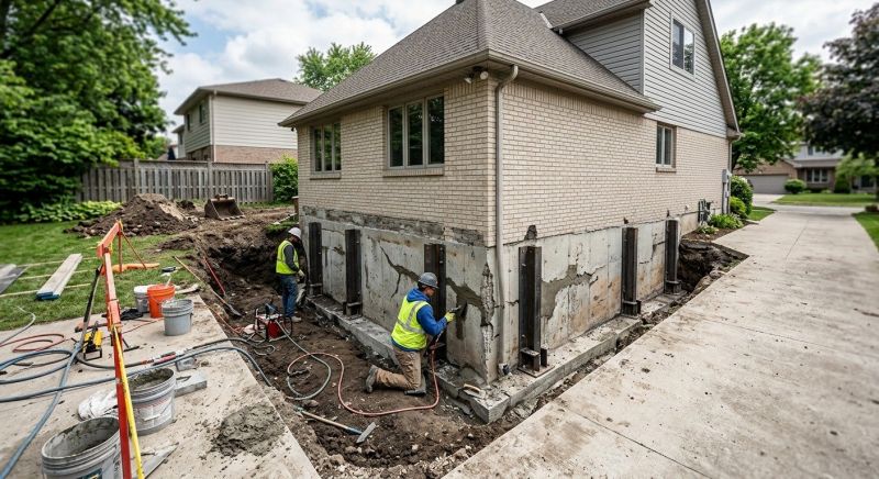Sinking Foundation Repair in Cherokee County, GA