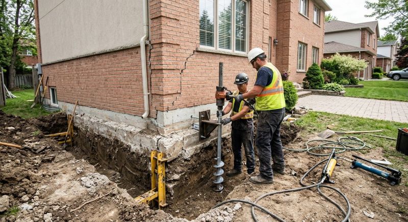 Sinking Foundation Repair in Dallas, GA