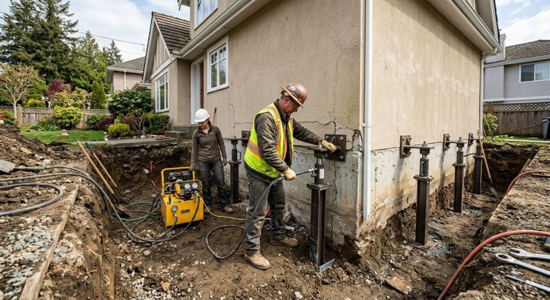 Sinking Foundation Repair in Douglas County, GA