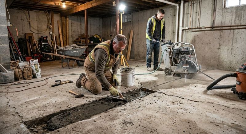 Slab Foundation Repair in Hiram, GA
