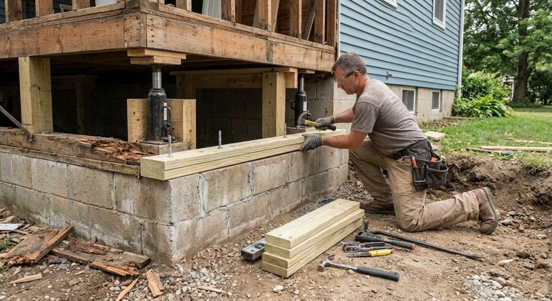 Slab Foundation Repair in Hiram, GA